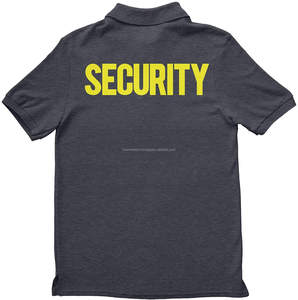 Uniforme DE SEGURIDAD personalizado transpirable algodón/poliéster guardia uniforme camisa manga corta seguridad vial hombre seguridad Polo camisa - Product Image 5