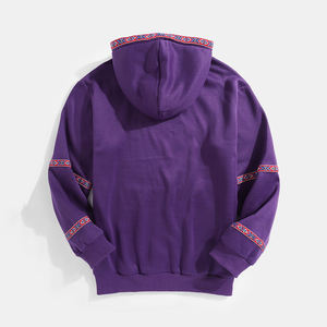 Sweat-shirts en molleton de coton de haute qualité pour hommes 2023, écologiques, très vendus, chauds pour l'hiver, couleur unie, veste à capuche, couleur personnalisée - Product Image 2