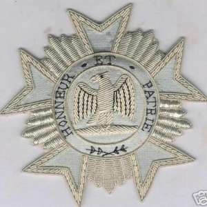 This is a South Wales Borderers blazer <b>badge</b> with a bullion wire design - Product Image 4