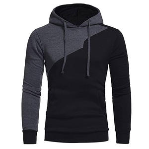 Custom 100% <b>Black</b> Cotton Winter Fleece <b>Hoodie</b> Embroidered Logo <b>Plain</b> Dyed Hooded Collar Solid XS 6XL Sizes 3D Printed Logo - Product Image 1