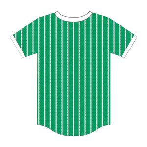 The Links Incorporated <b>Green</b> Pinstripes Pullover Baseball Jersey Black Civic and Professional Organization Apparel Mesh <b>T</b>-<b>Shirt</b> - Product Image 3