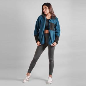 Cozy Sherpa Fleece Jacket Chaqueta de invierno suave y cálida Perfecta para ropa informal y aventuras al aire libre - Product Image 4