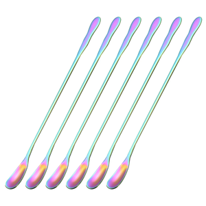 Cuchara de cóctel larga de acero inoxidable personalizada, accesorios de barra, agitadores de bebidas para mezclar y agitar, agitador de cóctel - Product Image 4