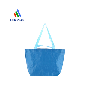 Tamaño personalizado reutilizable BOPP laminado huecograbado impreso PP tejido bolsa de mano directo de Vietnam fabricante supermercado embalaje - Product Image 1