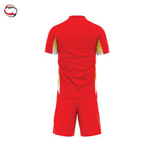Custom Football Uniform for <b>Clubs</b> Teams Heat-Transfer Printed Soccer Kit Breathable Spandex/Polyester Jersey Set with Team Logo - Product Image 5
