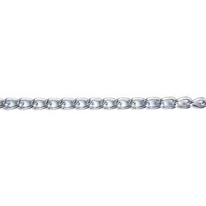 Cadena Ornamental Cortada Ritorta Maglia Short 2.5 Metros 1,2 mm - Niquelada - Product Image 1