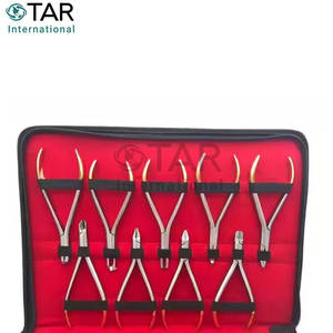 Kit d'instruments médicaux d'orthodontie de base dentaire de qualité supérieure de 18 pièces miroir, sonde, détartreur, pince à épiler et explorateur - Product Image 4
