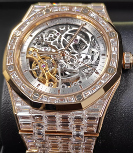 Nuevo Reloj AudeP Royals 0aki Skeleton 15417OR.ZZ.1267OR.01 Personalizable, Soporte OEM/ODM de Grado de Relojería, Garantía de 3 Años - Product Image 1