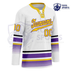 Polyester respirant, confortable, léger, nouvelle arrivée, meilleur fournisseur, prix raisonnable, vêtements de sport durables, maillot de hockey sur glace - Product Image 2