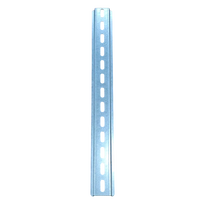 Rail de guidage DIN perforé en alliage d'aluminium, base de montage, dimensions personnalisées pour appareils électriques modulaires, circuit