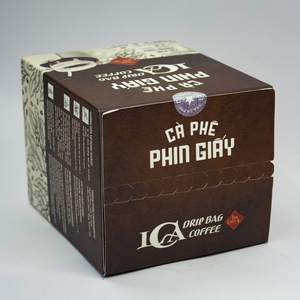 Competitive Price Lam Chan Au Dark Roast Caffeinated Ground Coffee ISO/HACCP Certified Box Packaging Ear Hanging Filter Drip Bag - Product Image 3