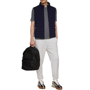 Camisetas de manga corta de algodón 100% para hombre, cuello redondo con ribete en contraste, bolsillo en el pecho, logotipo personalizado y diseño con impresión Digital - Product Image 2