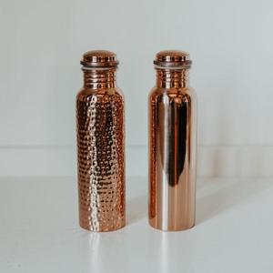 Home Bar Decoration Accessories Champagne <b>Vodka</b> <b>Bottle</b> 100% Copper Hammered Design Water <b>Bottle</b> Set <b>Small</b> Medium And Large - Product Image 6