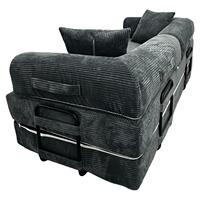 Canapé en tissu moderne en promotion pour villa, salon, appartement, hôtel – Modulaire, pliable, confortable, durable, entièrement en mousse, style minimaliste