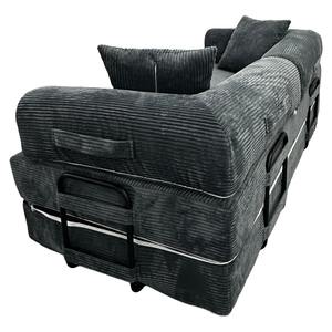 Sofá de Tela Moderno en Oferta, para Sala de Estar, Apartamento, Hospital, Minimalista, Plegable, Cómodo, Duradero, Seccional, de Espuma Completa - Product Image 2