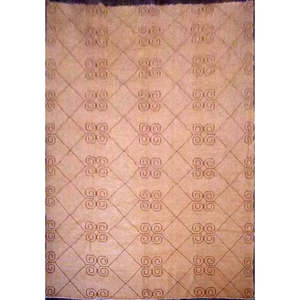 Tapis de Peshawar et de Khotan noué à la main, unique en son genre, 8'10 x 11'6 Pes_Kho_301 - Product Image 1