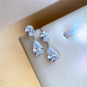 Pendientes de Diamante Cultivado en Laboratorio con Certificación IGI, Corte Pera, VVS, con Oro de 14k, Joyería Fina para Mujer a Bajo Precio - Product Image 5