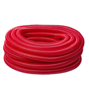 Durable 25m Spiral Corrugated PVC Pressure Hose High-Pressure Pumping Liquid Smooth Surface Water Plastic Tubes - Product Image 1