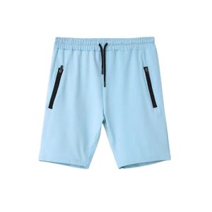 กางเกงขาสั้นผ้าโพลีเอสเตอร์ระบายอากาศได้ดีสำหรับผู้ชายกางเกงขาสั้นออกกำลังกายสำหรับใส่ไปยิมน้ำหนักเบา - Product Image 5