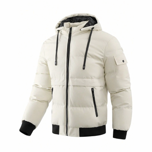 OEM Custom Logo Lightweight Blank Plain Bubble Padded Bomber Jacket Custom Winter Jacket Puffer Waterproof Jacket - Product Image 3