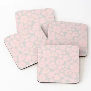 Usine en gros personnalisé imprimé fleurs conception mignon absorbant l'eau papier boisson tasse carton verre sous-verres ardoise sous-verres - Product Image 1