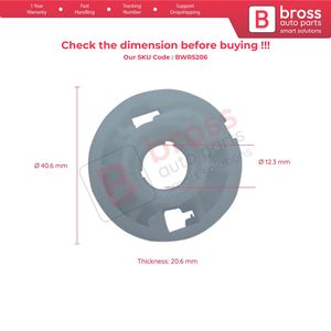 BWR5206 lève-vitre réparation roue arrière droite 2H7839402 pour VW Amarok Golf 7 Bross pièces automobiles fabriquées en turquie - Product Image 6