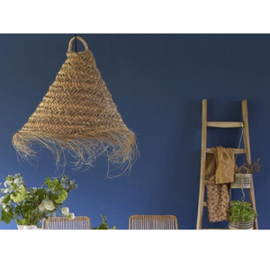 โคมไฟแชนเดอเลียหวายหญ้าทะเลราฟเฟอร์โป๊ะทอสีปรับแต่งขนาดได้สำหรับบ้านคาเฟ่ - Product Image 4