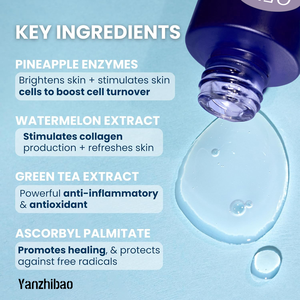 Sérum Visage Anti-Âge OEM Vitamine C Éclaircissant Booster Multi-Vitamines K Collagène pour Réduire Rides, <span class=keywords><strong>Acné</strong></span> et Dommages Solaires Toute la Journée - Product Image 3