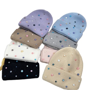 หมวกขนสัตว์แท้ของผู้ชายหมวกขนสัตว์อบอุ่นฤดูใบไม้ร่วงฤดูหนาวหมวกผู้ใหญ่หมวกบีนนี่ถักใหม่2026หรู - Product Image 6