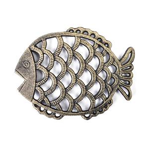 A-One - Salvamanteles de Aluminio con Diseño de Concha, Forma Redonda, Acabado Plateado, para Ollas y Sartenes, Protector de Calor para Mesa de Comedor - Product Image 3