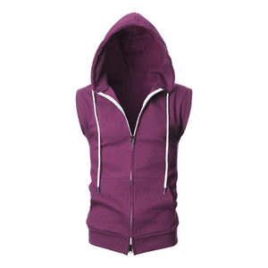 Men Workout Hooded Tank Tops Sports Bodybuilding Stringer Muscle Cut Off T Shirt Men's Sleeveless Gym Hoodies - Product Image 5