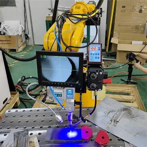 Robot Las CNC CRP Robot Serat Laser Tukang Las ESTUN Robot Mesin Las Laser 3D untuk Pipa Baja Tahan Karat