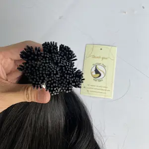 Full Cuticle Aligned Super Double Drawn Hair Supplier Raw Vietnamese Human Hair Unprocessed Pre Bonded Keratin I Tip Extension