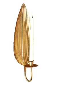 Metal Wall Sconce <b>Stick</b> <b>Gold</b> Vintage Wedding Party Wall Accents Wall Art Mirrors Lamps Volume Hand Crafted - Product Image 3