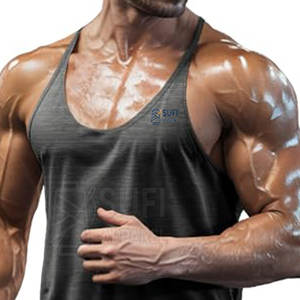 Ropa Deportiva, Camiseta Deportiva Informal para Hombre, Transpirable, de Punto, de Secado Rápido, 100% Algodón, de Alta Calidad, SUFI APPAREL SA-ST-9009 - Product Image 4