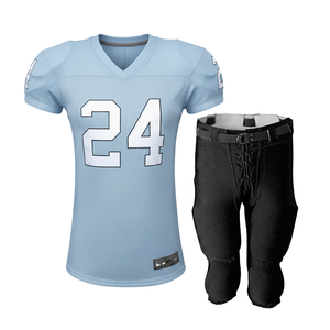 Maillot de football américain pour adultes en gros, uniforme de match, jersey en polyester respirant 245GSM, vêtements de sport - Product Image 3