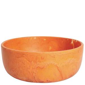 Extra Large <b>Pink</b> Resin Earth <b>Bowl</b> Shell Customized Size Resin <b>Bowl</b> Ideal for Commercial Food Pasta and Catering - Product Image 2