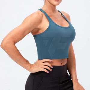 Sujetador Deportivo Personalizado con Logotipo para Mujer, de Alta Calidad, Ligero, Transpirable, Ecológico, de Spandex/Poliéster con Transferencia de Calor - Product Image 3