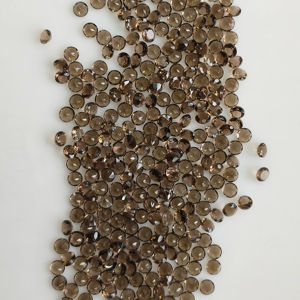 Quartz fumé naturel, coupe brillante ronde de 3,5 mm, pierre précieuse de qualité supérieure pour la fabrication de bijoux - Product Image 4