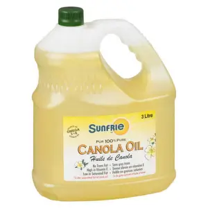 Vente en gros Huile de canola biologique sans OGM Huile végétale de cuisson Canola pressé à froid