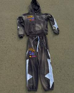 Trajes de sudor de hombre ecológicos informales de invierno superventas de calidad premium Color sólido 100% algodón transpirable cómodo a la venta - Product Image 5