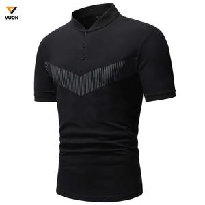 OEM Luxury Men's Short Sleeve Golf for Polo Shirts 2024 High Quality Custom Logo Manufacturing Breathable Jersey <b>Fabric</b> Casual - Product Image 3