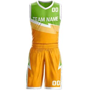 Créez Votre Propre Tenue de Basketball par Sublimation – Ensemble Réversible Personnalisé pour Homme et Femme – Maillot de Basketball sur Mesure - Product Image 1