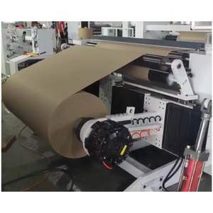 Máquina rebobinadora de papel completamente automática de alta velocidad, Delta PLC, procesamiento de papel eficiente clave con alta productividad, de alta velocidad, con control de la velocidad de la máquina - Product Image 4