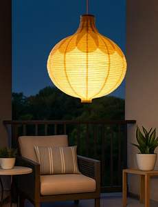 Lampe <span class=keywords><strong>en</strong></span> <span class=keywords><strong>papier</strong></span> de style japonais, luminaire suspendu moderne <span class=keywords><strong>en</strong></span> <span class=keywords><strong>papier</strong></span> globe pour salle à manger, salon, chambre à coucher, décoration intérieure - Product Image 2