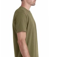 Services OEM, t-shirts pour hommes en coton/fibre de bambou de qualité supérieure, design de logo personnalisé, col rond, vêtements d'été, marque privée, grandes tailles