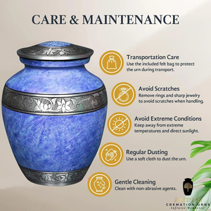 โกศเคลือบอลูมิเนียมทำด้วยมือของชำร่วยหรูหราและโกศผู้ใหญ่ที่ไม่รั่วซึม - Product Image 3