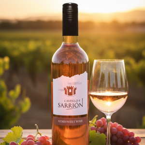 Castillo de sarrion, hoa hồng nửa ngọt, garnacha và tempranillo, rượu vol 11%, cấp Nhập Cảnh, 0,75lt, từ castilla La Mancha. - Product Image 6