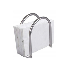 Porte-serviettes en métal ACMI SNH0152, design élégant, finition argentée, restaurants, hôtels, vaisselle de table, dîner élégant - Product Image 1
