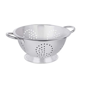 Gold Color Kitchen Accessories Stainless Steel Kitchen Gadget <b>Strainer</b> Colander Handmade Classic Colander - Product Image 5